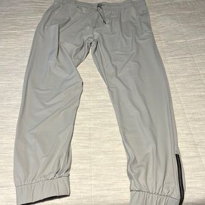 ZYIA light grey everywhere zipper jogger